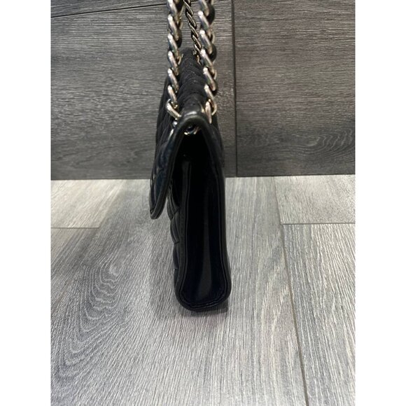 Rebecca Minkoff Black Quilted Mini Affair Bag Gold Chain Crossbody B000419 - Picture 4 of 9